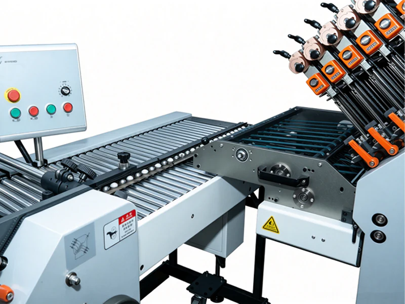 Transfer bridge between folding units
